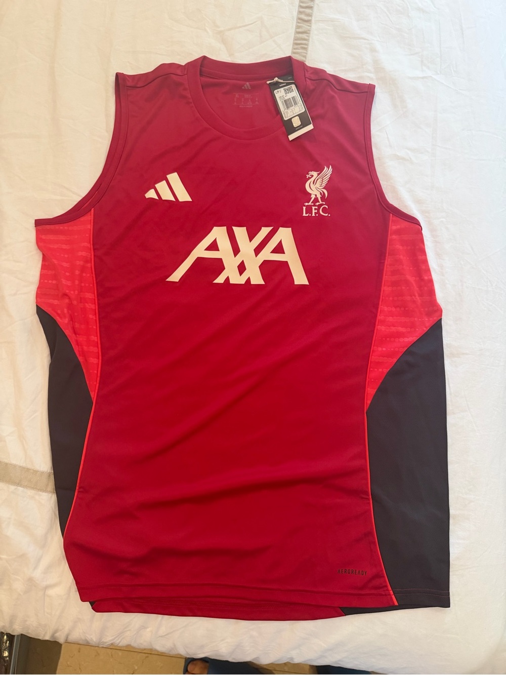 Liverpool adidas Sleeveless Training Tank top official shirt rare release